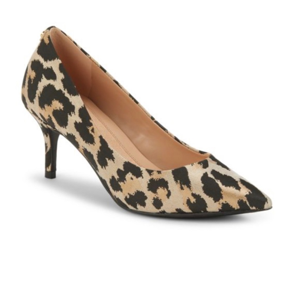 Brand new in box Cole Haan leopard print heels, size 10B